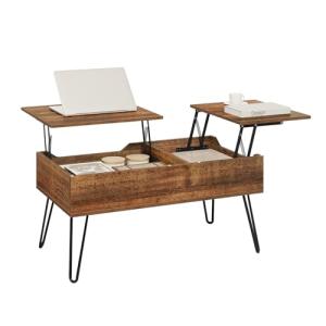 WOLTU Mesa de Centro Elevable, Mesita Salon con Espacio Int…