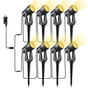 Bomcosy 24W LED Lámpara de Césped con Espiga, DC 27V 2400 L…