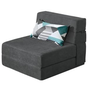 ANONER 70 x 190 cm Sofá Plegable Sillón Cama con Espuma de…