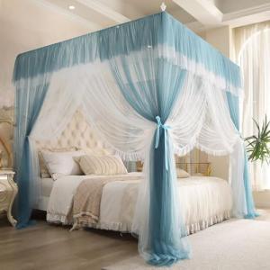 LUOZIQINX Mosquitera de Doble Capa, Dosel de Cama de Prince…