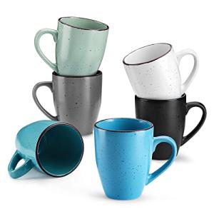 vancasso MODA Set 6 Tazas de Café, 340 ml Tazas Desayuno Mu…