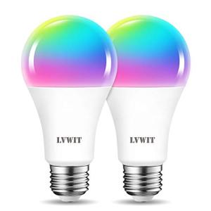 LVWIT Bombilla LED Inteligente A70 WiFi Bluetooth Regulable…
