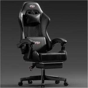 HLFURNIEU Silla Gaming Ergonómica, Silla Gamer con Reposapi…