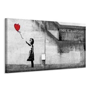 murando Cuadro en Lienzo Banksy Girl with Balloon 150x50 cm…