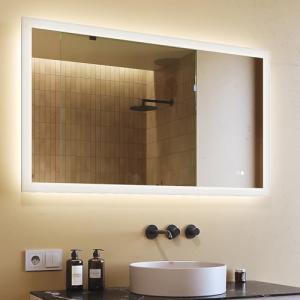Artforma Espejo de baño Iluminado con LED 120x70cm, Espejo…