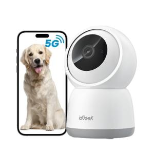 ieGeek 2.4/5GHz Camara Vigilancia WiFi Interior 2K 360°PTZ,…