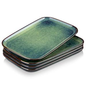 vancasso Serving Platters Set de 4, Plato Rectangular de Gr…