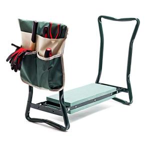 Silla de jardín para arrodillarse, Acolchada, con Bolso, As…
