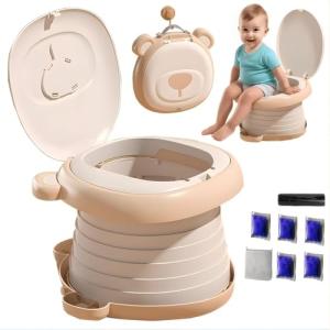 Orinal plegable infantil con protección contra salpicaduras…