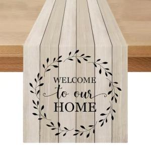 Camino de Mesa Vintage 40 x 140 cm Blanco Camino de Mesa Es…