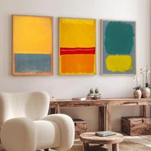 GKUVBF Mark Rothko Obras de arte Pinturas en lienzo Impresi…