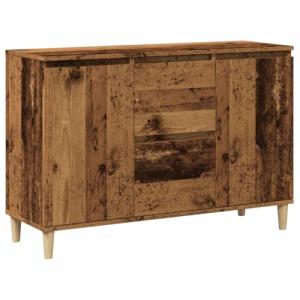 vidaXL Aparador de Madera de ingeniería Envejecida 102x35x7…