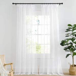 PONY DANCE Cortinas Salon Modernas 2 Piezas para Rieles con…