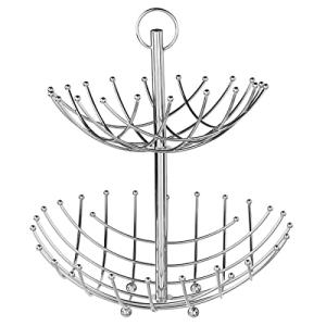 5five - cesta espiral de metal de 2 pisos 27,5 36cm