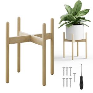 Soporte para Plantas, 30CM X 38CM Porta Florero de Madera,…