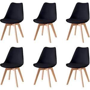 Baroni Home Silla de Comedor o de Trabajo con Patas de Made…