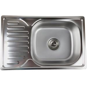 ANW HOME Fregadero de cocina de acero inoxidable con escurr…