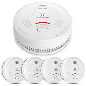 X-Sense Detector de Humo, Alarma de Incendio con Batería de…