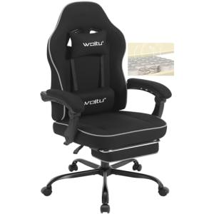 WOLTU Silla Gaming Ergonómica, Silla de Oficina con Reposab…