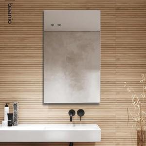 baanio – Espejo de Baño 60x100 Pure | Rectangular, Sin Marc…