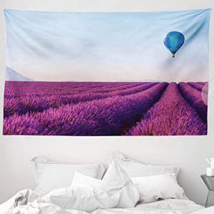 ABAKUHAUS Paisaje Tapiz de Pared y Cubrecama Suave, Globo C…