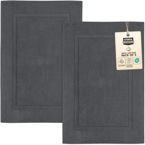 Utopia Towels - 2 alfombras de baño de algodón, (53 x 86 cm…
