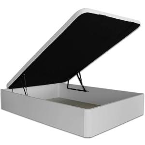 Ventadecolchones - Canapé Abatible de Madera Blanca - Gran…