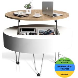 BLUSIA Mesa de Centro Elevable-Mesilla Elevable Salon-Table…