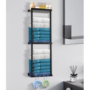 FAOKZE Toallero de Pared Autoadhesivo,Toallero de Baño Sin…