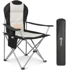 Homecall Silla de camping plegable de 150 kg, con respaldo…