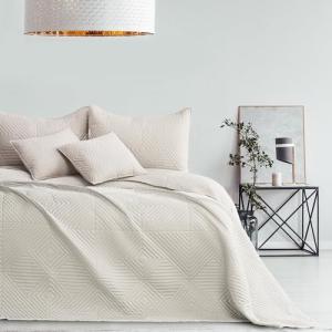 RESTILO Colcha de 240 x 260 cm, color crema y beige claro,…