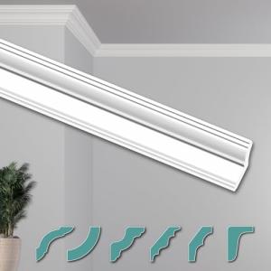 HEXIMO Molduras de Techo Modernas XPS Poliestireno Blanco,…