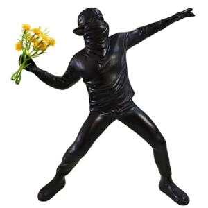 PIGPIGFLY Escultura Figura Banksy,Centro de Mesa Decorativo…