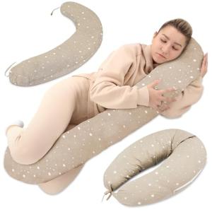 Almohada de lactancia XXL Almohada para dormir lado Almohad…