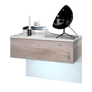Vladon Mesita de Noche Sleep, Cómoda de Noche con Cajón par…