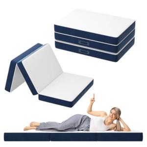 DEWINNER Colchón Plegable Triple, Colchón Versátil para Hué…