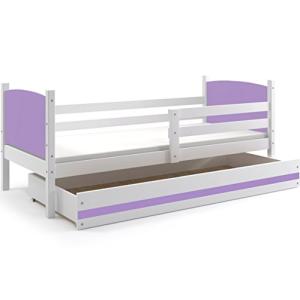 Interbeds Cama niño Tami 190 x 90 con somier y cajón, Color…