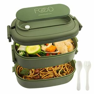 OITUGG Fiambrera 2 Capa - 1550ml Lunch Box - Bento Box con…