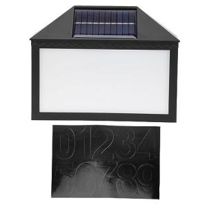 SEWOART 1Juego Lámpara Solar de Número de Casa LED con Luz…