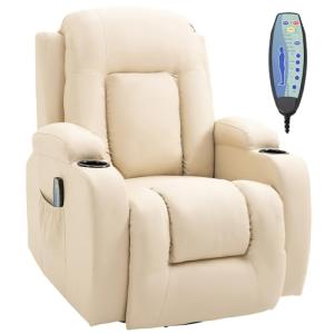 HOMCOM Sillón de Masaje Reclinable hasta 150° Silla para Re…