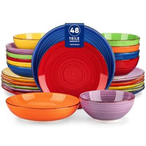 vancasso BONITA Vajillas Completas 48 Piezas per 12 Persona…