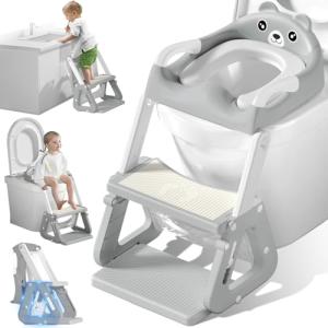 Vautvis Adaptador Wc Niños Con Escalera, Reductor Wc Niños…