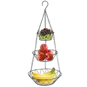 com-four® Cesta de Fruta Colgante - Cesta de Fruta Colgante…