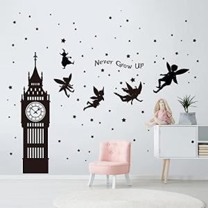 decalmile Pegatinas de Pared Big Ben Estrellas Vinilos Deco…