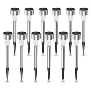 Aigostar Luces Solares Jardín 12 Pcs Lamparas Solares Jardí…