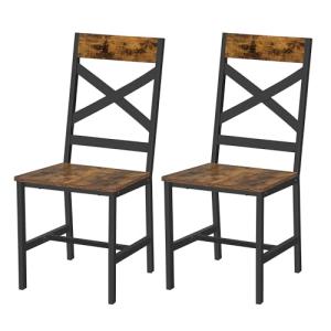 VASAGLE sillas de Comedor, sillas de Cocina Juego de 2, sil…