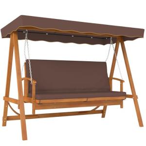 Outsunny columpio Hollywood 2 en 1 con función reclinable,…