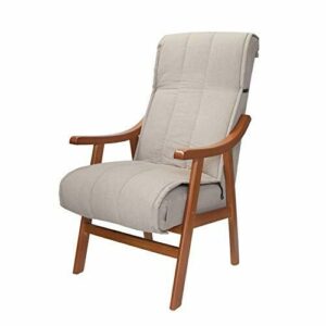 Sueña y Descansa Sillón Alto con Brazos de Madera de Haya c…