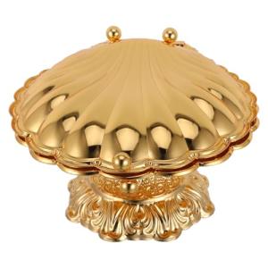 Toyvian Frutero Moderno Dorado con Base Pedestal Bandeja De…