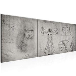 Runa Art - Cuadros Leonardo Da Vinci 120 x 40 cm Cuadro in…